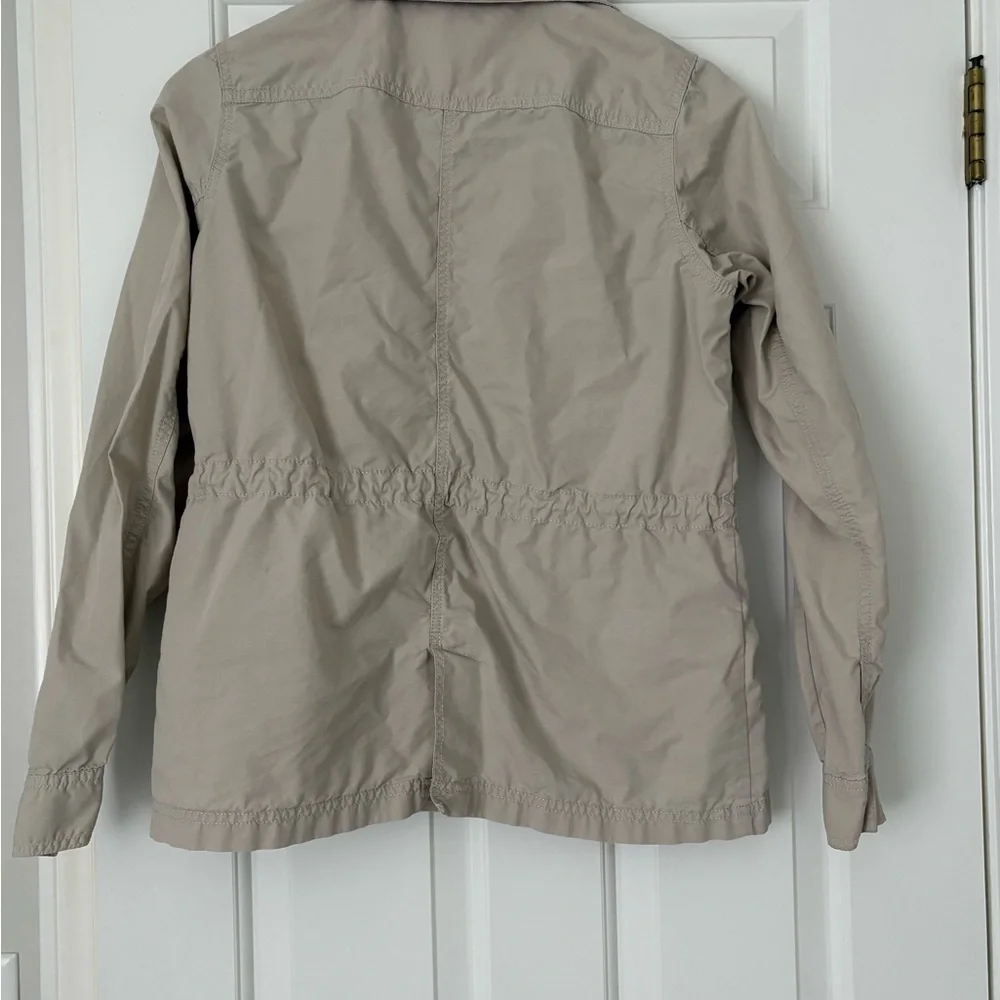 Set of 2 Eddie Bauer Women’s Small Utility Jackets - Tan & Khaki - Lightweight - Picture 3 of 8